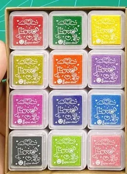 Цветовая схема Markron Inkpad Craft на масляной основе DIY Чернильные подушечки для резиновых штампов Ткань Скрапбук Декор Штамп Прокладка