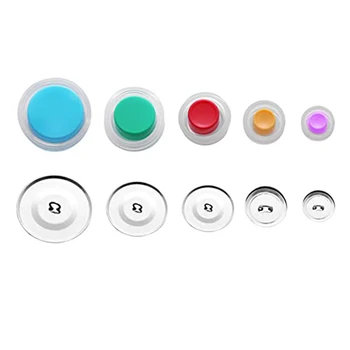 1 комплект Cover Button Kit с 5 кнопками и инструментами разного размера, машина для изготовления пуговиц