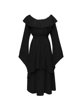 2024 Новый средневековый женский косплей костюм винтажные платья для вечеринок викторианский дворец благородный длинный халат ренессанс готическое ретро платье
