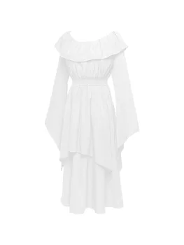 2024 Новый средневековый женский косплей костюм винтажные платья для вечеринок викторианский дворец благородный длинный халат ренессанс готическое ретро платье