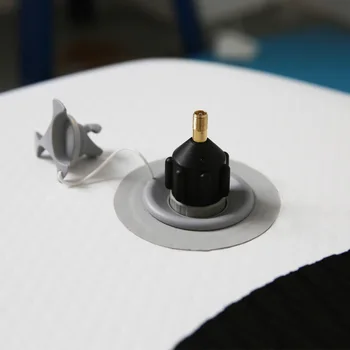PA66 + 30% GF Адаптер клапана Оранжевый Легкий 7,8 * 3,4 см Черная медь + резина Прочный надувной адаптер Клапан для каяка