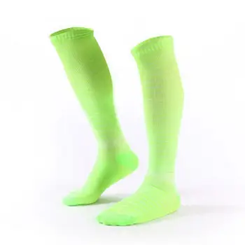 1 пара футбольных носков дышащие впитывающие пот в тонкую полоску дизайн для мужчин и женщин компрессионные чулки для улицы
