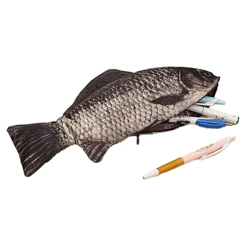  Пенал в форме рыбы Новинка Рыба Ручка Сумка Забавный Пенал Креативная Рыба Ручка Сумка
