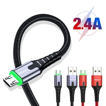 Модернизированный магнитный кабель USB-кабель Type-c со светодиодом для зарядного магнитного зарядного устройства Type-C