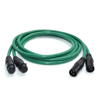 2328 Hifi Посеребренный кабель 2XLR Высококачественный аудиокабель 6N OFC HIFI XLR от папы к маме