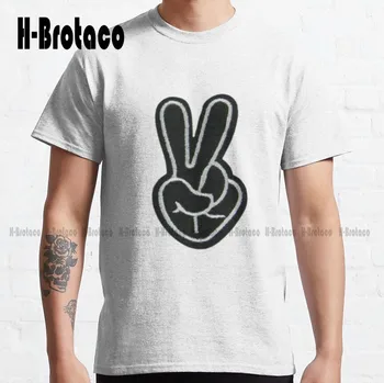  Peace Out Dude Классическая футболка Баскетбольные рубашки Custom Aldult Teen Unisex с цифровой печатью Xs-5Xl Сделай свой дизайн