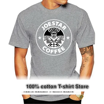 JoJo Coffee Adventure Аниме Футболки Логотип 2021 Новейший листинг Брендовая одежда 3D-печать Slim Fit Мужские футболки Custom Own Teeshirt