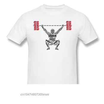 Приталенная хлопковая футболка с принтом Snatch Words Camiseta Hombre Liftinger Бодибилдинг Насос Мужчины Стильная уличная рубашка