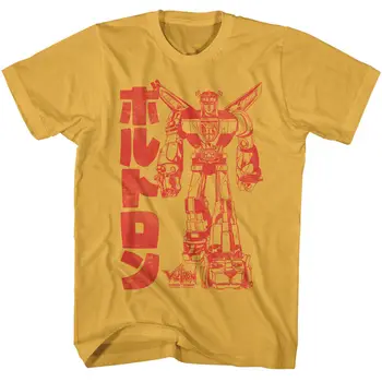 Voltron Мультяшный защитник Вселенной Катакана Пишущая мужская футболка
