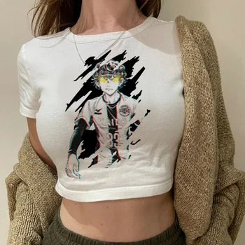 Ao Ashi fairycore готический винтажный укороченный топ Женщина Harajuku кибер y2k готические футболки футболка