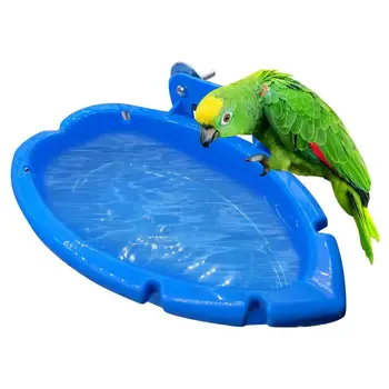 Bird Water Bath Ванна Клетка для домашних животных Подвесная чаша Экономия места Птичий душ Ванна Попугай Ванна Комната Кормушка Для Попугая Корелла