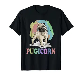 Pugicorn Pugicorn Pugicorn Pugicorn Pug Dog Shirt I Love Pugs T-Shirt 2019 Fashion Unisex Tee