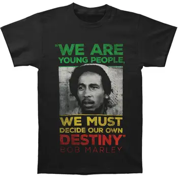 Bob Marley Мужская футболка Destiny X маленькая черная