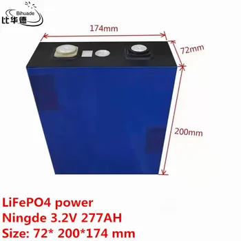 LiFePO4 мощность 277 Ач 3,2 В 72 * 200 * 174 мм оборудован наружным подходом для электрического вилочного погрузчика, накопителем энергии для автофургона, бортовым питанием