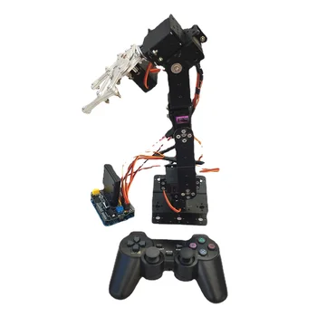 PS2 Пульт дистанционного управления Шесть степеней свободы Роботизированная рука для Arduino Комплект управления MG996 Сервоприводы