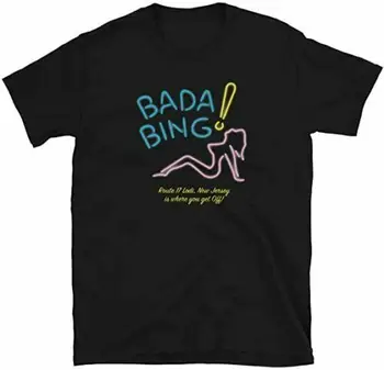 Bada Bing Классическая футболка Клана Сопрано Размер S-5XL
