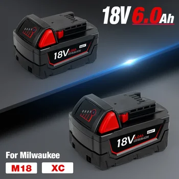 100% оригинальный аккумулятор для Milwaukee 48-11-1815 M18B2 M18B4 M18B5 M18B M18B9 M18BX