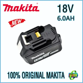 Makita 100% оригинальный литий-ионный аккумуляторный электроинструмент Makita 18 В 18 В сменный аккумулятор 18 В BL1860 BL1830 BL1850 BL1860B