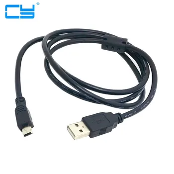  1,5 м 3 м 5 м USB тип A - мини USB кабель для синхронизации данных 5 контакт B Штекер-шпонка зарядки зарядный шнур для камеры MP3 MP4 Новый