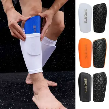 1 пара утолщенных футбольных щитков для голени уменьшают удары и травмы EVA Защита подушки Леггинсы Защитное снаряжение Опора для ног