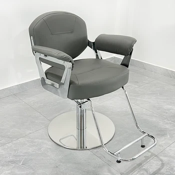 Парикмахерская Туалетный столик Парикмахерские стулья Красота Эргономичное металлическое кресло для лица Эстетический парикмахерский салон Sillas De Barberia Роскошная мебель
