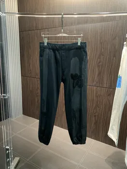 Yohji Yamamoto Y3 Вышитые трещины полосатые повседневные спортивные брюки Мужские осенне-зимние брюки Индивидуальность Комплект Брюки Y-3