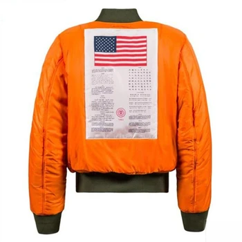 Мужская куртка-бомбер Зимнее толстое пальто Мужская военная куртка MA-1 Flight Air Force Двусторонняя куртка оверсайз хип-хоп уличная одежда