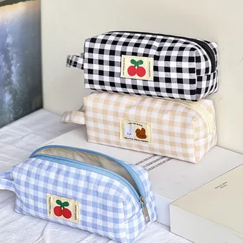 Тканевый пенал Портативный корейский вариант Большая емкость Симпатичные сумки для хранения Прямоугольная сумка для хранения Студент