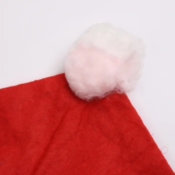 Рождество Санта-Клаус Красная шляпа Стул Задние крышки Обеденный стол Декор вечеринки Подарок