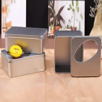Металлическая коробка для игровых карт Контейнер для хранения Упаковка Коробка для покера Коробка с пустым хранилищем конфет